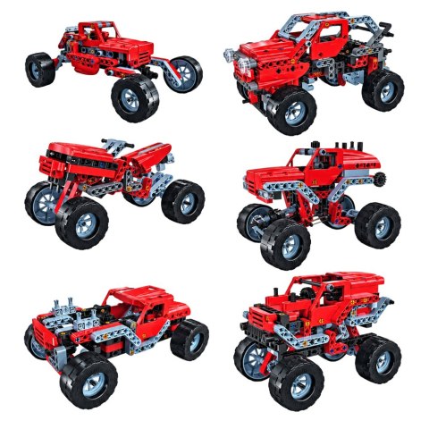 Naukowa Zabawa Klocki Laboratorium Mechaniki Monster Truck Język Polski Clementoni 50062