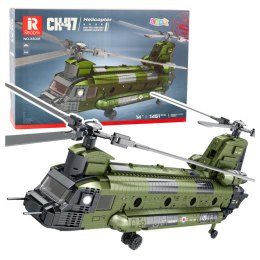 Zestaw Klocków Konstrukcyjnych Helikopter Wojskowy CH-47 Chinook 1451 el.