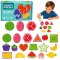 Puzzle Magnetyczne Nauka Owoców Magnesy Na Tablice Lodówkę 30 el.