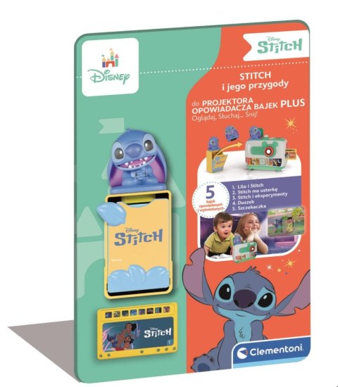 Bajki Do Projektora DISNEY PLUS Stitch Język Polski Clementoni 50457