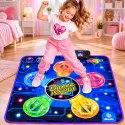 Mata Taneczna Interaktywna Muzyka Światła LED Panel Sterowania 90x90 cm